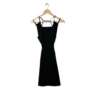 Alexander Wang Women’s Strappy Cut Out Mini Dress Black Size 0